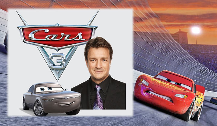 Yep, that's OLTL alum Nathan Fillion in Cars 3